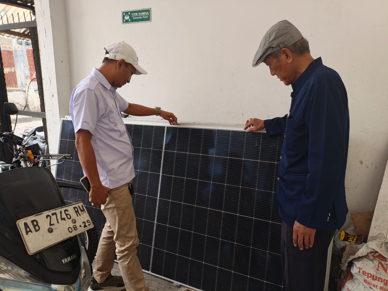 Due diligence pengembangan PLTS untuk Kerjasama PT Cahaya Indo Gemilang dan PT Batari Energy.